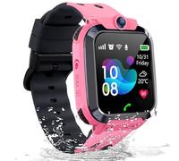 Puhiuyoi GPS Reloj Inteligente Niño, Reloj GPS Niños Localizador y Llamadas, Smartwatch Niños para y Niña con Impermeable IP68 Chat Juegos Despertador, Reloj Niño Regalo