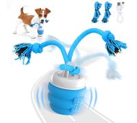 PUHOHUN Juguete Interactivo para Perros - Bola Automática Inteligente para Perros Pequeños, Mantiene a los Perros Estimulados Mentalmente y Entretenidos, Modo de Juego Autónomo (Azul)