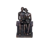 PUHOZN Estatua de Amor de Hierro para Pareja, Regalo de Matrimonio para Esposa, Boda, Pareja romántica, Escultura de Bronce Enamorada, decoración de Pareja de Metal, Regalos de Novia