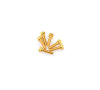 Puig 0147G Blister 6 Tornillos, M5, 20 mm, Color Oro