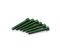 Puig 0524V Tornilleria rápida en aluminio con sistema de fijación segura para montaje y desmontaje ágil del carenado, Verde