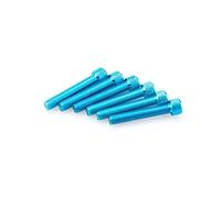 Puig 0540A Tornilleria rápida en aluminio con sistema de fijación segura para montaje y desmontaje ágil del carenado, Azul