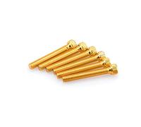 0540 - Pack Blister 6 Tornillos Aluminio m8 x 55mm Compatible con Universal Universal Color Dorado/Oro