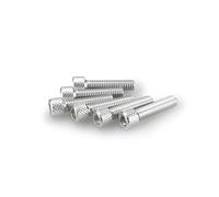 Puig 0544P Tornilleria rápida en aluminio con sistema de fijación segura para montaje y desmontaje ágil del carenado, Plata