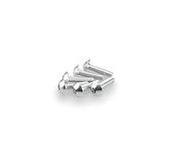Puig 0550P Tornilleria rápida en aluminio con sistema de fijación segura para montaje y desmontaje ágil del carenado, Plata