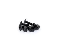Puig 0657N Tornilleria rápida en aluminio con sistema de fijación segura para montaje y desmontaje ágil del carenado, Negro