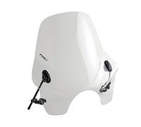 Puig 0856W Carenabrises Altos para Faros Redondos para Moto Que Mejora la protección aerodinámica reduciendo la presión del Viento y aumentando el Confort en Ruta, Transparente