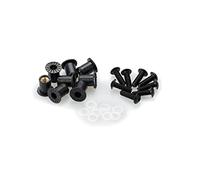 PUIG - 0957N : Kit tornillos tornilleria alumino con silenblocks gomas montaje cupulas