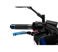 PUIG 14ANR Maneta freno 3.0. abatible negra extensible azul con selector Rojo