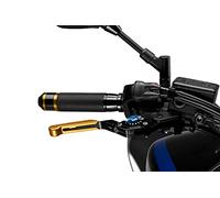 PUIG 14ONA Maneta freno 3.0. abatible negra extensible oro con selector Azul