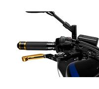 Puig 14ONP Maneta freno 3.0. abatible negra extensible oro con selector Plata