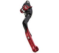 Puig 14RNR Manetas adaptador mecanizado en aluminio Ergal 7075 anodizado para sistema de maneta con ajuste preciso y alta resistencia mecánica, Rojo