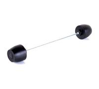 Puig 20029N Protector de Basculante PHB19 protección en nylon mecanizado para basculante y suspensión con diseño racing, Negro