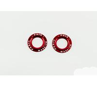 Puig 20271R Juego Aros Aluminio, Rojo