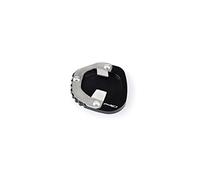 Puig 20298N Extensión Pata de Cabra con base ampliada en acero inoxidable y aluminio mecanizado para mayor estabilidad en superficies irregulares, Negro