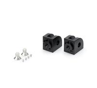 PUIG 20320N - Reposapiés adaptador para TRIUMPH STREET TRIPLE, color negro