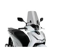 Puig 20364H Urban carenabris para scooter de mayor altura con protección aerodinámica optimizada para uso urbano, Ahumado