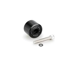 Puig 20367N Adaptador Retrovisores a Contrapeso fabricado en aluminio anodizado para montar espejos en el contrapeso con ajuste preciso y acabado resistente y elegante, Negro