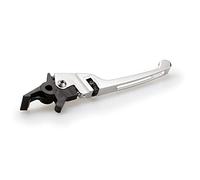 Puig 20394P Manetas Scooter en aluminio mecanizado con ajuste regulable para mejorar control, confort y estética, Plata