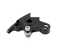 Puig 20512N Manetas adaptador mecanizado en aluminio Ergal 7075 anodizado para sistema de maneta con ajuste preciso y alta resistencia mecánica, Negro