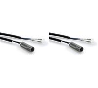 Puig 20589N Instalación Alargo Grupos Iluminación Portamatriculas Negro (Paquete de 2)