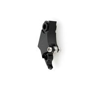Puig 20684N Manetas adaptador mecanizado en aluminio Ergal 7075 anodizado para sistema de maneta con ajuste preciso y alta resistencia mecánica, Negro