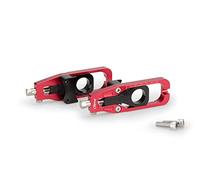 Puig 20689R Tensor de Cadena mecanizado en aluminio anodizado con sistema de regulación precisa y marcaje superior para ajuste fácil y seguro, Rojo