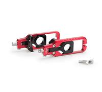 Puig 20695R Tensor de Cadena mecanizado en Aluminio anodizado con Sistema de regulación precisa y marcaje Superior para Ajuste fácil y Seguro, Rojo