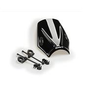 Puig Miniparabrisas cortavientos Puig Mito Negro, incluye juego de fijación