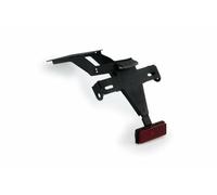 Puig 20715N Soporte Portamatrículas Soporte portamatrícula de Acero y Poliamida con inclinación Regulable, Sistema de fijación Seguro y diseño Deportivo, Negro