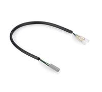Puig 20731N Kit de cableado Plug&Play adaptador para instalación sin cortes en luces de matrícula y accesorios eléctricos, Negro