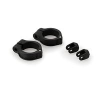 Puig 20756N Juego de Bridas 39mm para Protector de Motor R19 Negro