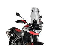 Puig 20764H Visera multi-regulable 2.0 Clip-on en color ahumado, accesorio aerodinámico de fácil instalación que mejora la protección del piloto sin alterar el diseño de la moto