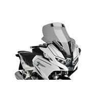 Puig 20775H Cúpula Touring con Visera Alta y aerodinámica en acrílico de Alto Impacto con Visera Regulable Que Mejora protección y Confort en conducción, Ahumado
