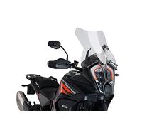 Puig 20816W Cúpula Touring Plus Extra Alta y aerodinámica en acrílico de Alto Impacto con Perfil Redondeado Que maximiza protección y Confort en Ruta, Transparente