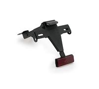 Puig 20836N Soporte Portamatrículas Soporte portamatrícula de Acero y Poliamida con inclinación Regulable, Sistema de fijación Seguro y diseño Deportivo, Negro