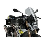 Puig 20888H New Generation Touring Touring y aerodinámica en acrílico de 3 mm con Toma de Aire Central Que Mejora protección y Reduce turbulencias, Ahumado
