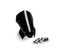 Puig 20889N New Generation Touring Touring y aerodinámica en acrílico de 3 mm con Toma de Aire Central Que Mejora protección y Reduce turbulencias, Negro