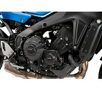 Puig 20990N Tapas Protectoras del Motor en polímero termoplástico de alta resistencia para protección frente a impactos y desgaste, Negro