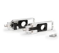 Puig 21006P Tensor de Cadena mecanizado en aluminio anodizado con sistema de regulación precisa y marcaje superior para ajuste fácil y seguro, Plata