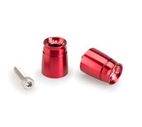 Puig 21008R Contrapesos Manillar Modelo Sport para Kawasaki Rojo