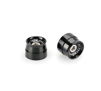 Puig 21013N Contrapesos Manillar Speed en Aluminio mecanizado con diseño Compacto y Estilo Racing para reducción de Vibraciones, Negro