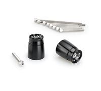 Puig 21029N Contrapesos Manillar Modelo Sport para Suzuki / Yamaha Negro