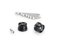 Puig Contrapesos de manillar 21030N Speed para Suzuki / Yamaha Negro
