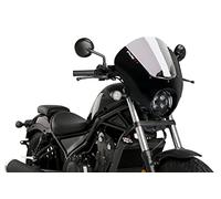 CUBIERTA SEMICARNEADA PUIG DARK NIGHT PARA HONDA CMX500 REBEL 20-24 HUMO CLARO-2