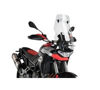 Puig 21183W Cúpula Touring con visera alta y aerodinámica en acrílico de alto impacto con visera regulable que mejora protección y confort en conducción, Transparente