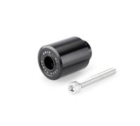 Puig 21205N Protectores de maneta en aluminio mecanizado con ajuste regulable para máxima seguridad y control en conducción, Negro