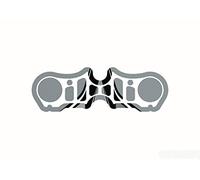 Puig 21252U Protectores tapón depósito Protector Adhesivo con diseño Deportivo Resistente a Impactos arañazos y Rayos UV para Mejorar protección y estética, Gris