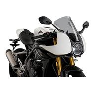 Puig 21262H Cupula R-Racer Deportiva aerodinámica de Alto Rendimiento Fabricada en PMMA de 3 mm con diseño Racing optimizado para Mejorar protección y Estabilidad, Ahumado