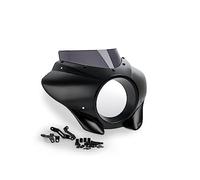 Puig 21409F Mirage para Faro Redondo en ABS con diseño aerodinámico y Opciones de Pantalla para Mayor protección y Estilo Custom, Ahumado Oscuro